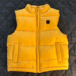 Janie and Jack Yellow Puffy Vest